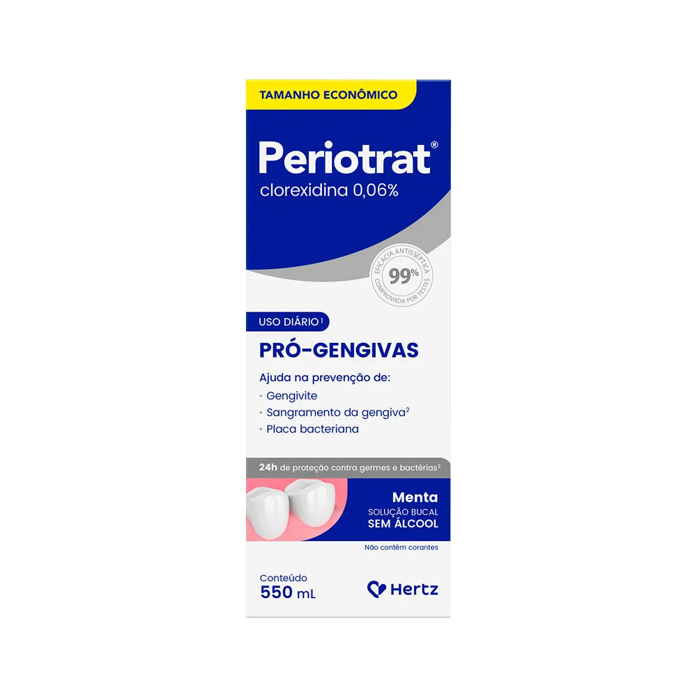 Enxaguante Bucal Periotrat Pro-gengivas Uso Diario 550ml