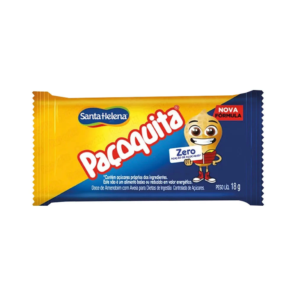 Pacoquita Zero Acucar 18gr