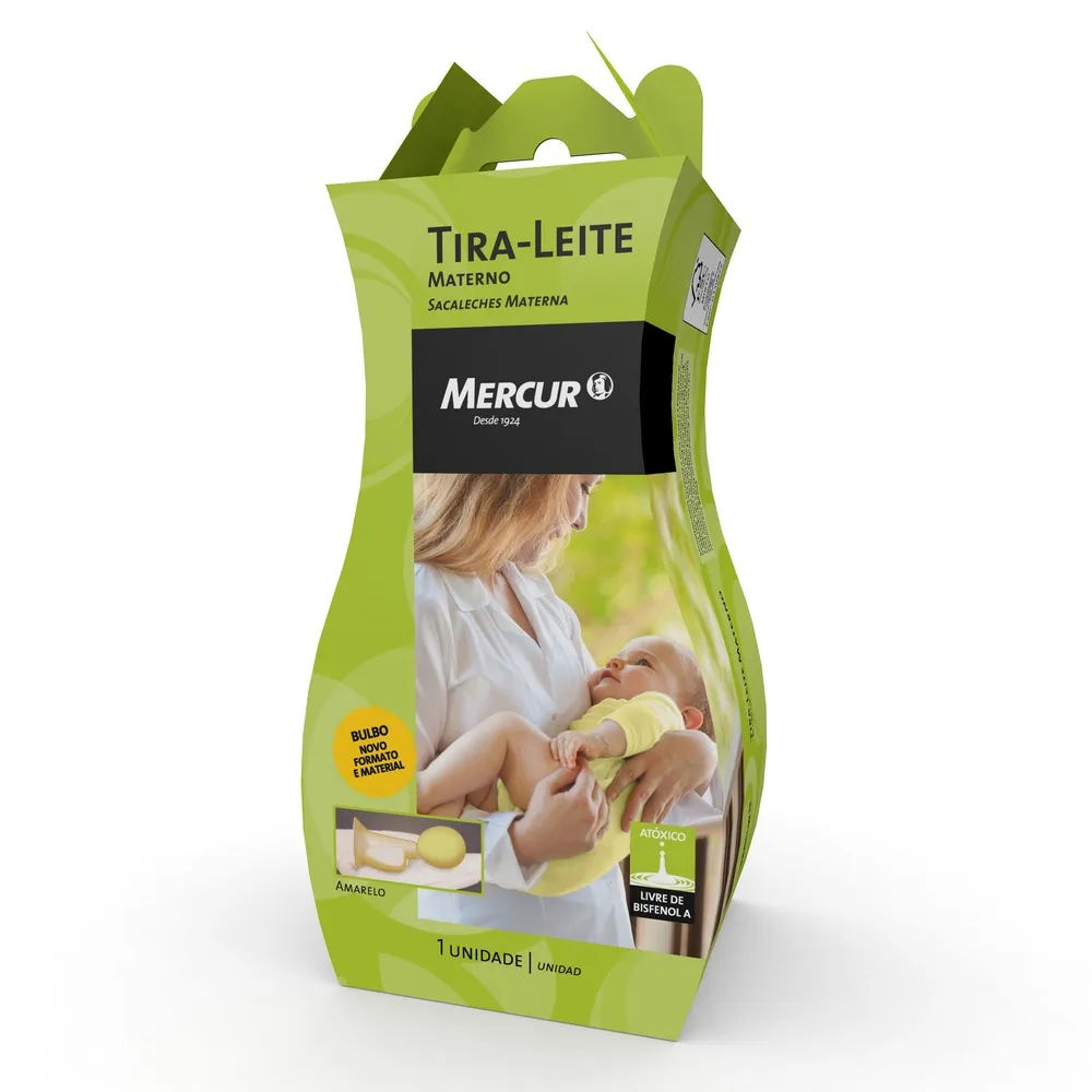 Bomba Tira-Leite Materno Mercur Amarelo
