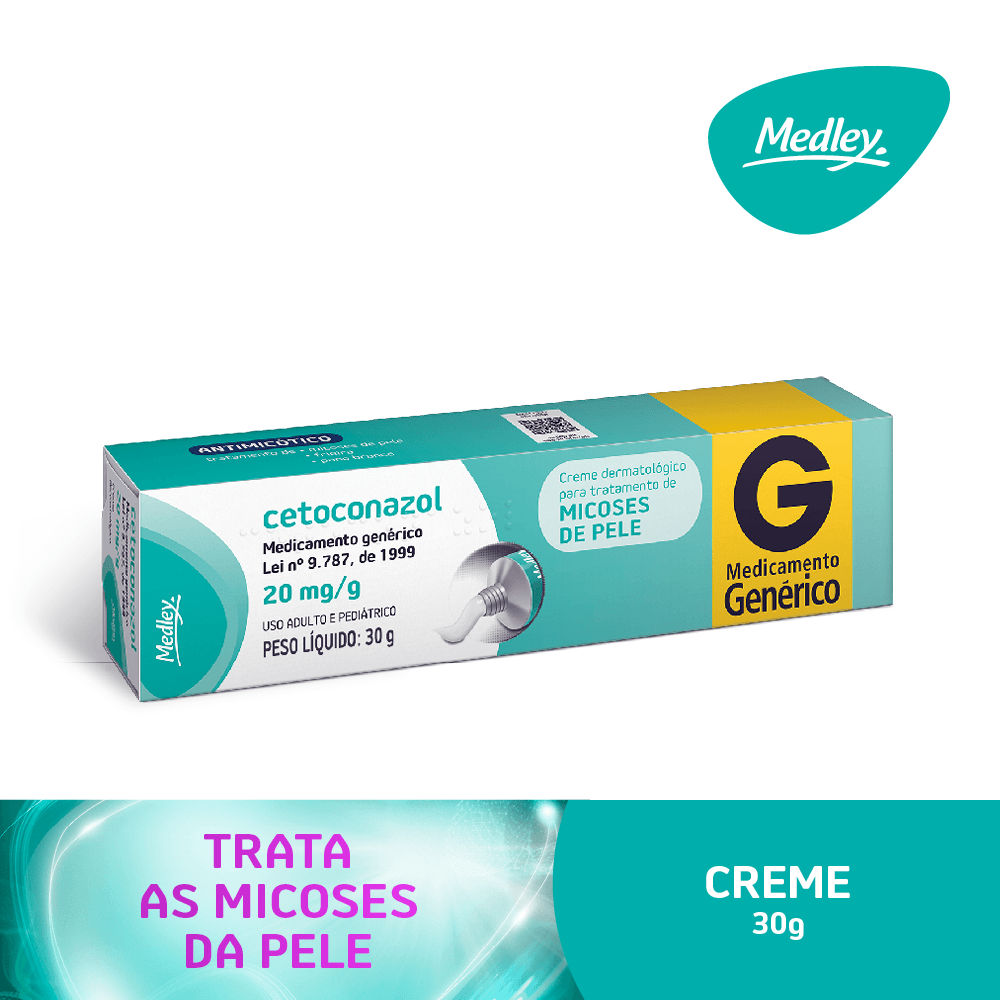 Cetoconazol Medley Creme 30g