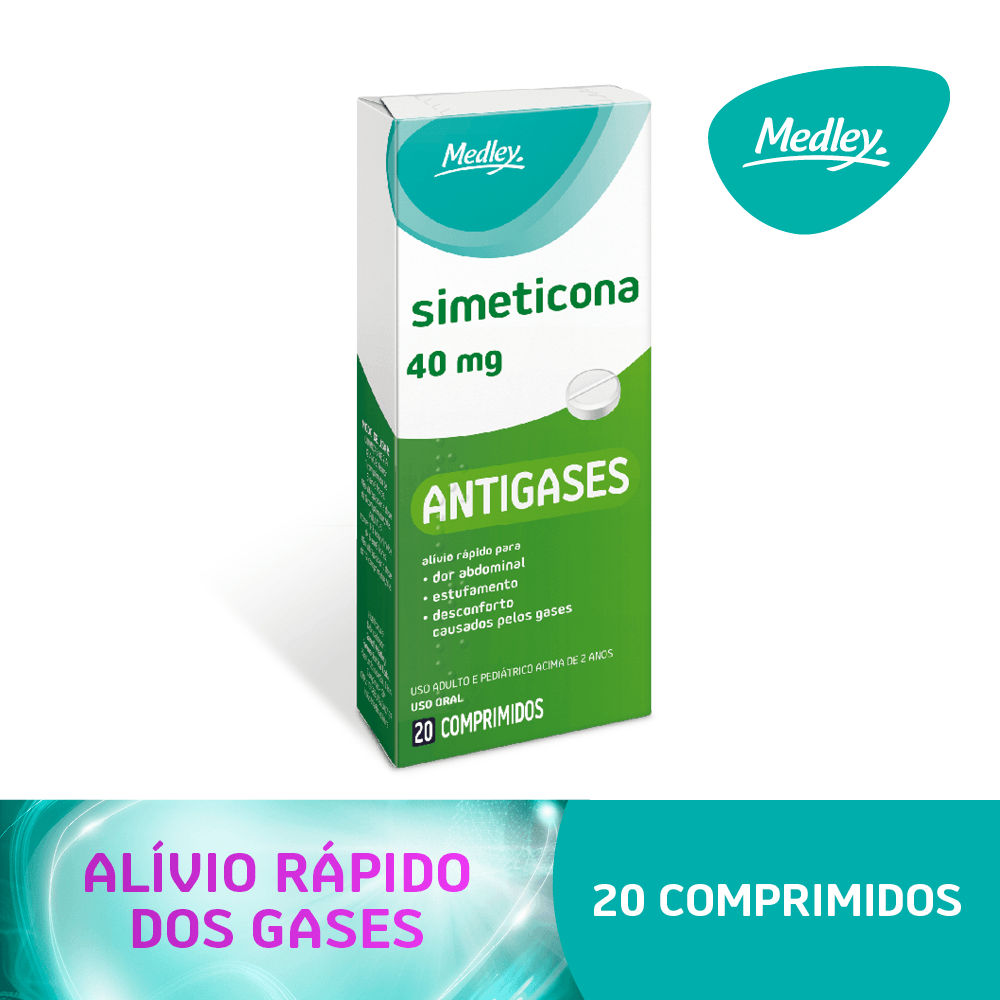 Simeticona Medley 20 comprimidos 40mg