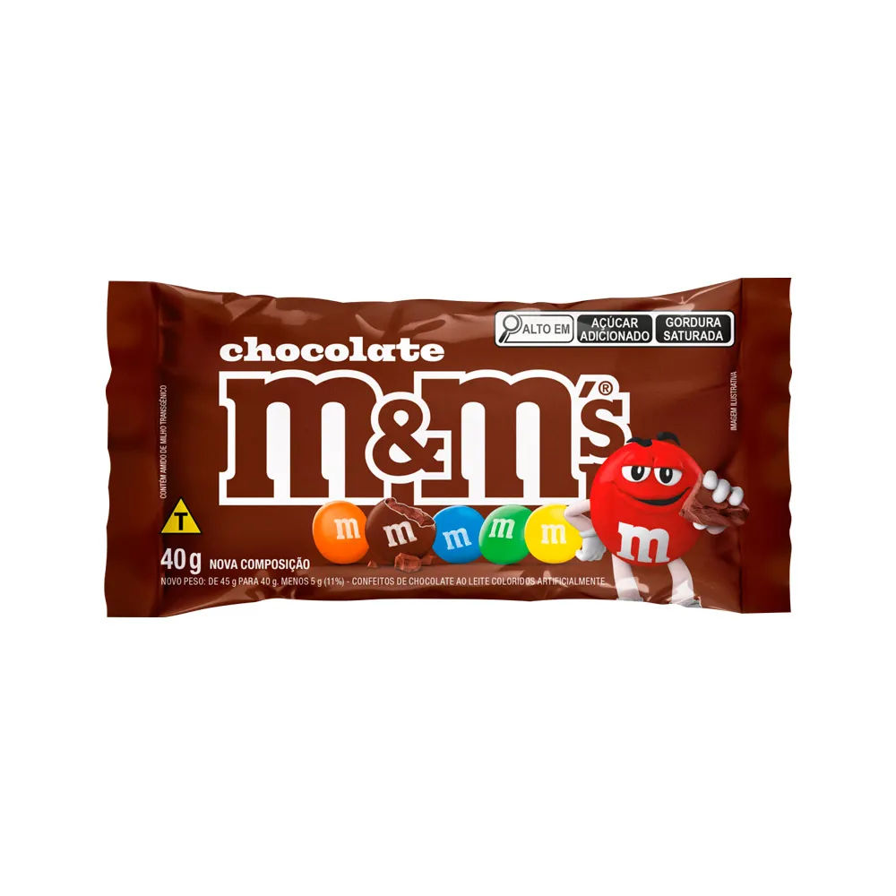 M&Ms Chocolate Ao Leite 40g