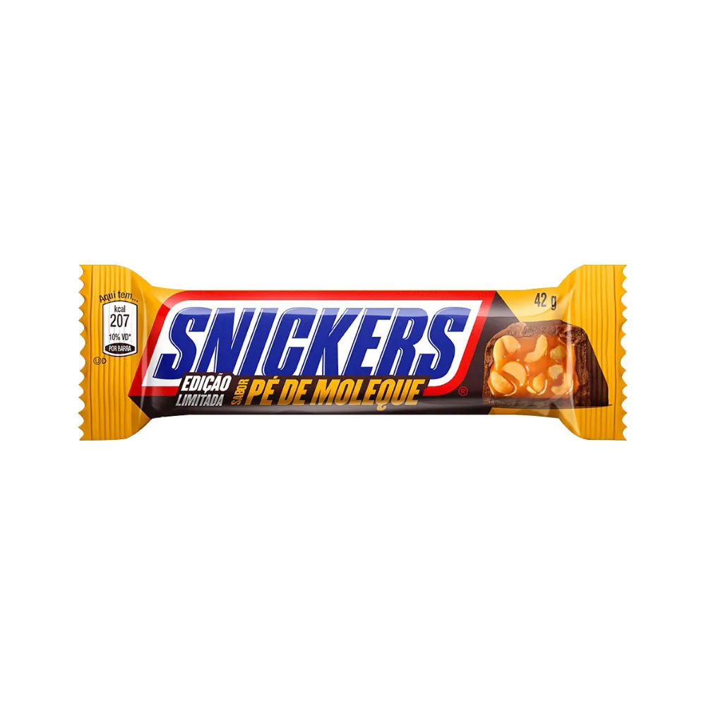Chocolate Snickers Pé De Moleque 42g