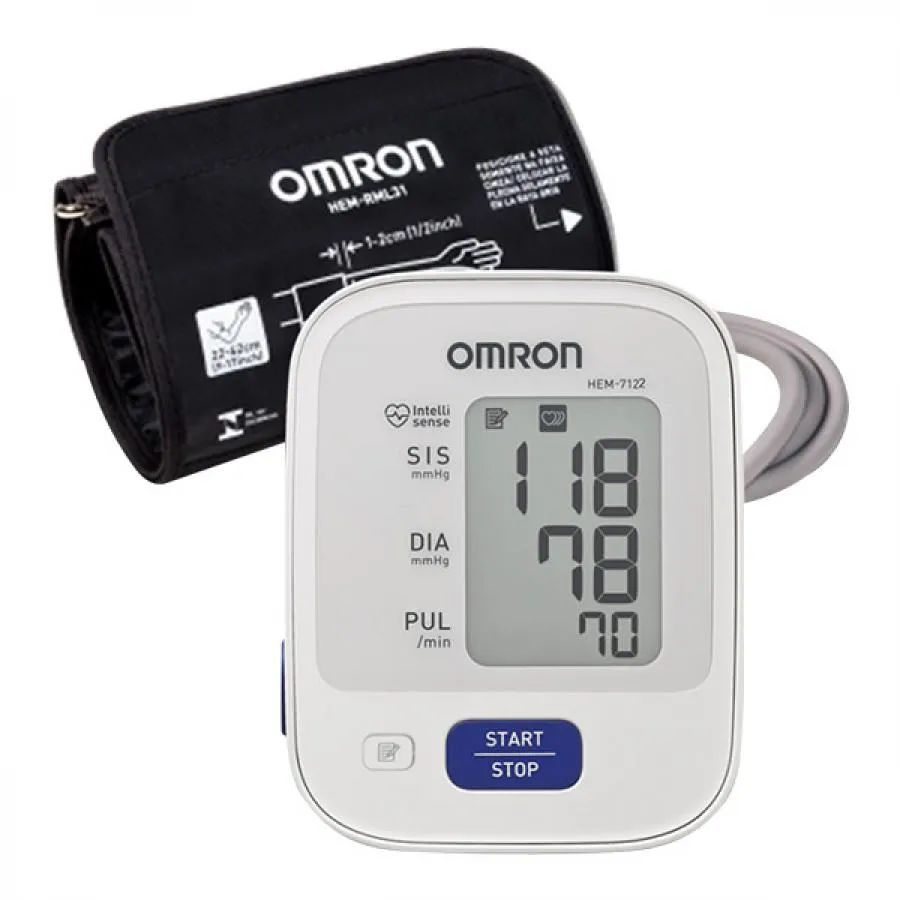 Monitor De Pressão Omron Automático De Braço Hem7122
