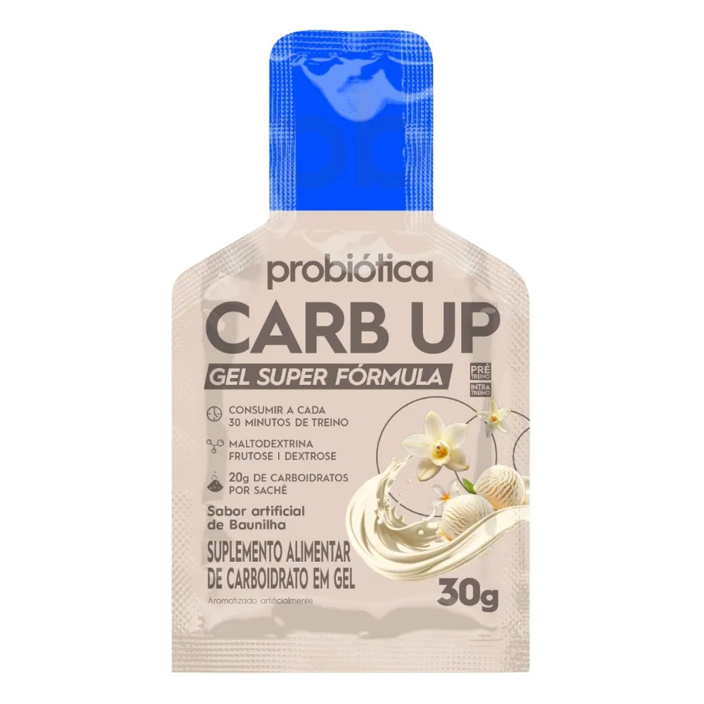 Energetico Probiotica Carb-up Gel Baunilha 30g