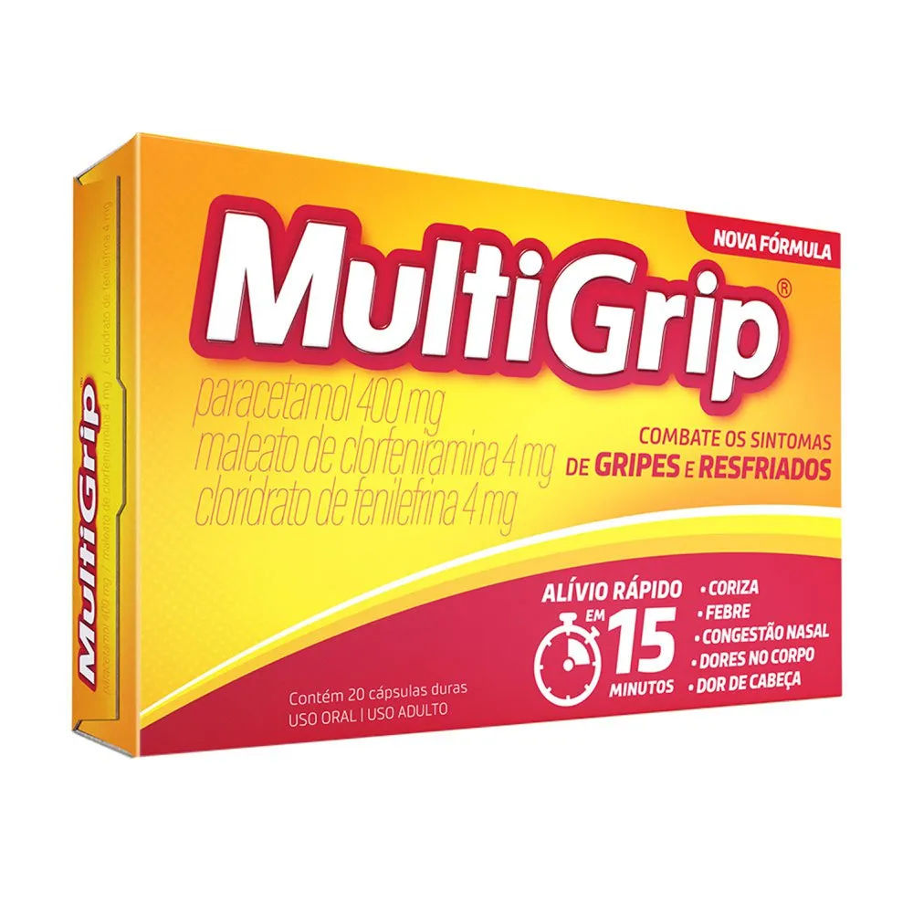 Multigrip Antigripal - 20 Cápsulas