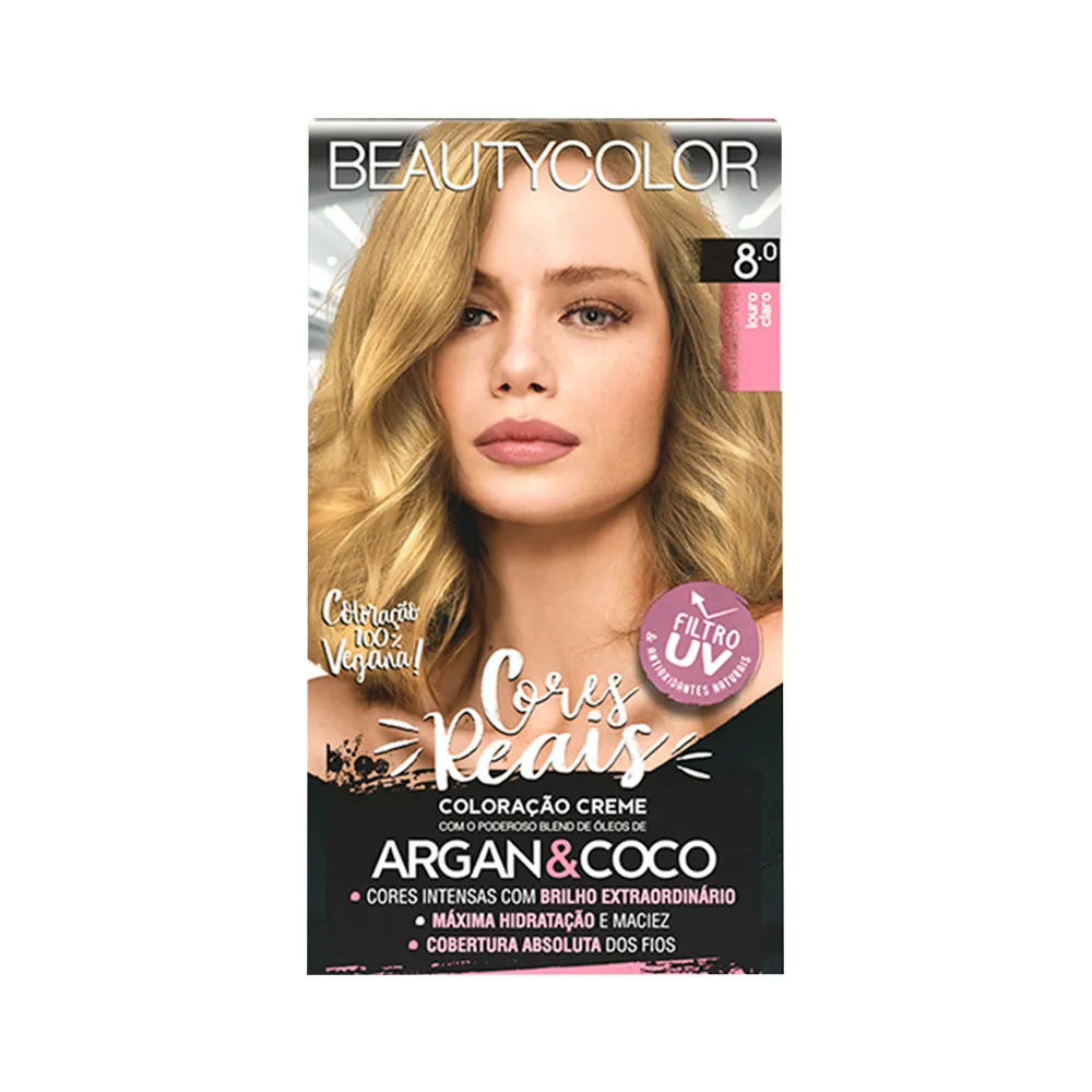 Tinta Beautycolor 8.0 Cor Louro Claro