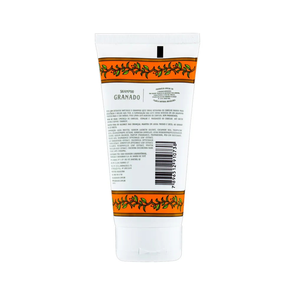 Shampoo Granado Terrapeutics Sete Ervas 180ml