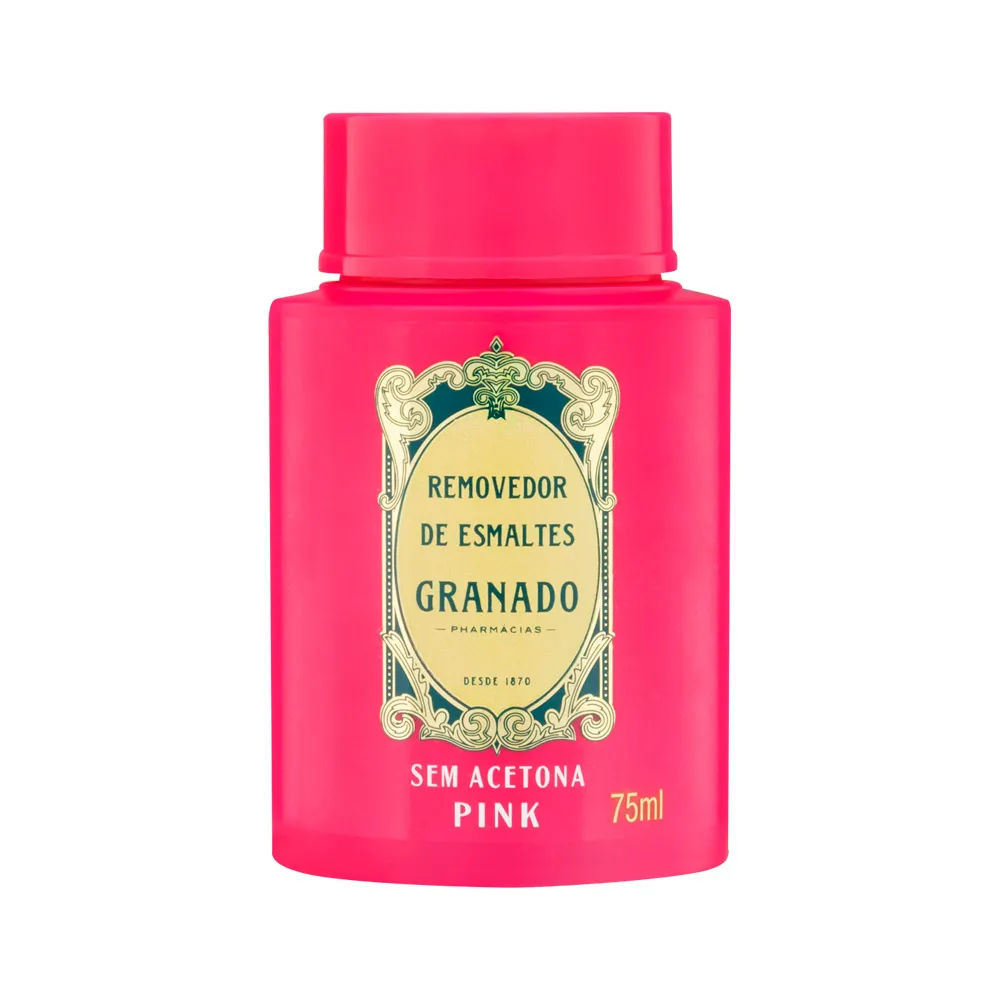 Removedor de Esmalte Granado Pink 75ml