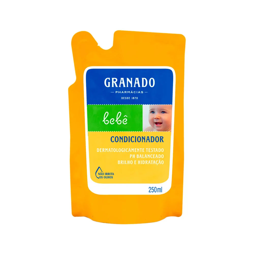 Condicionador Granado Bebe 250ml Tradicional Refil