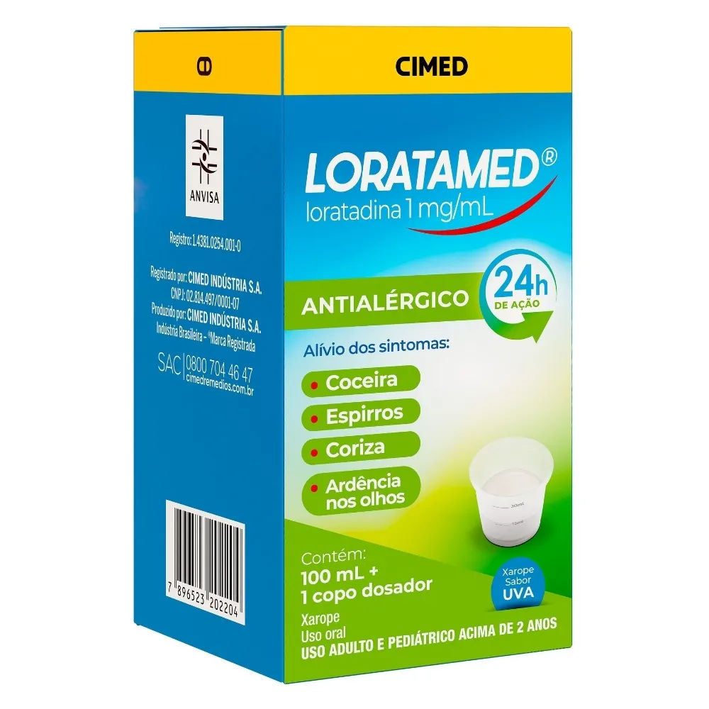 Xarope Anti Alergico Laratamed 1mg/ml 100ml