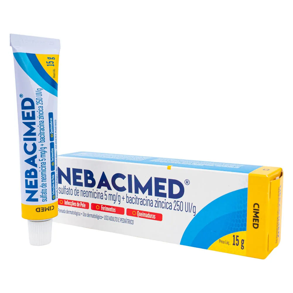 Pomada Anti-Infecção Nebacimed Pomada 15g Cimed