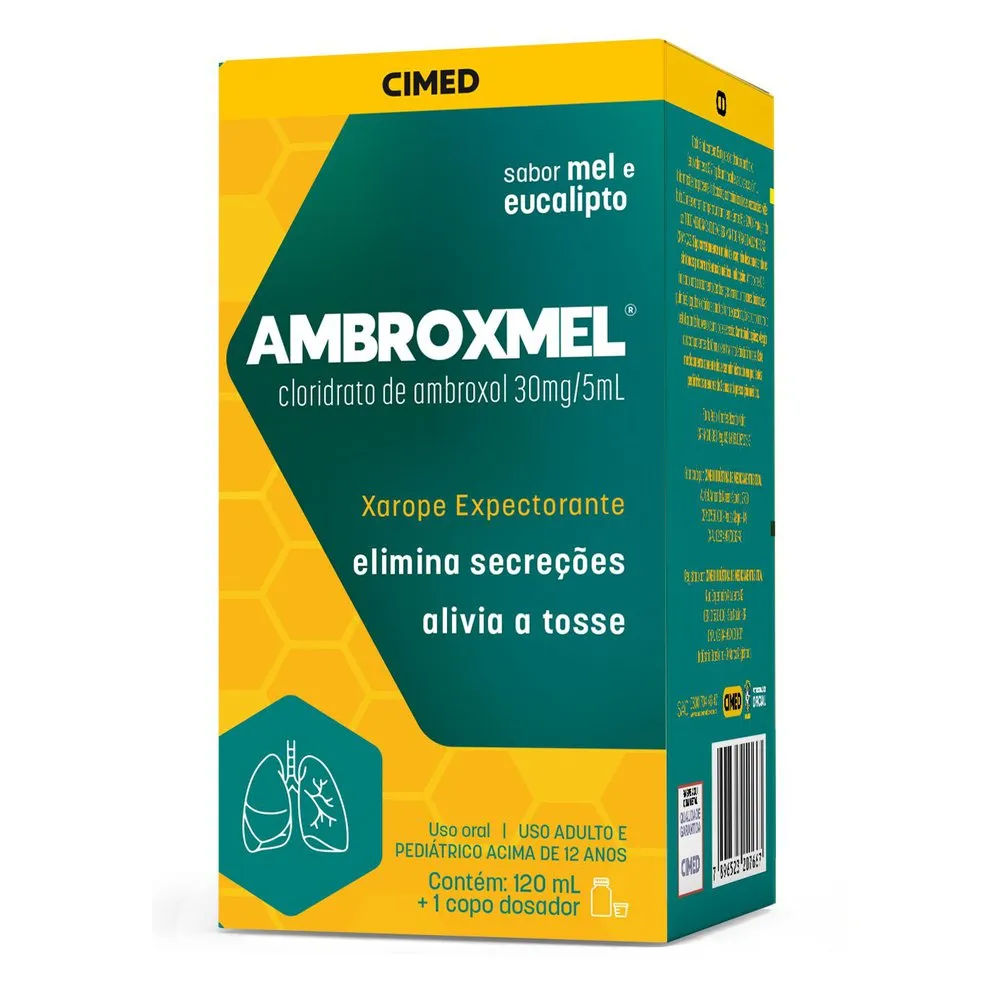 Ambroxmel Ambroxol Cloridrato 6mg/ml Xarope 120ml