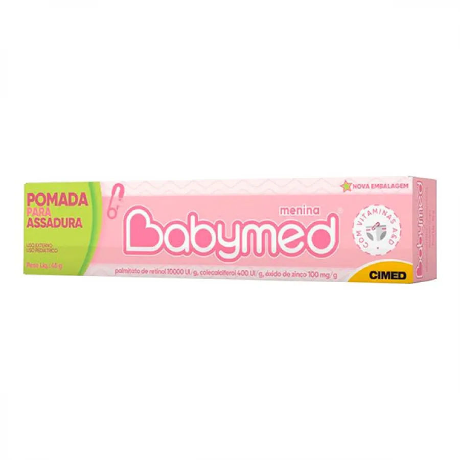 Pomada para Assaduras Babymed Rosa 45g