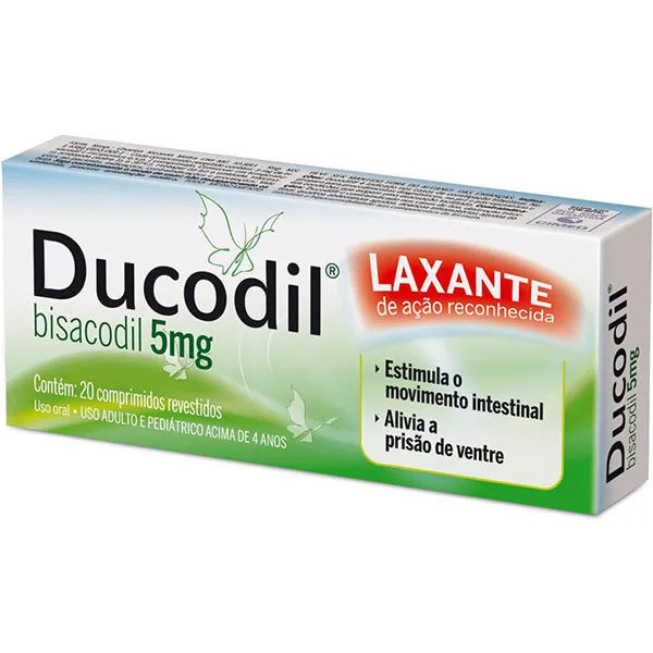 Ducodil 5mg 20 Comprimidos Revestidos