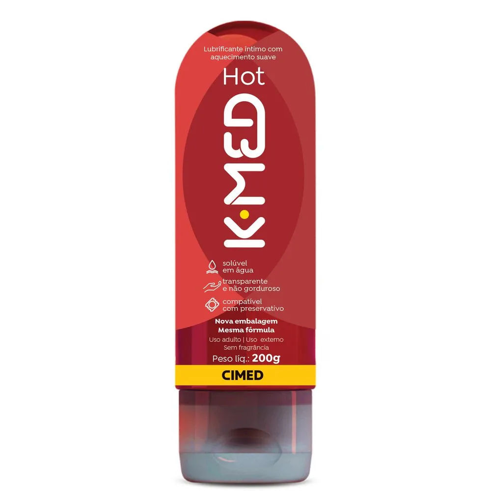 Lubrificante Íntimo K-Med Hot 200g