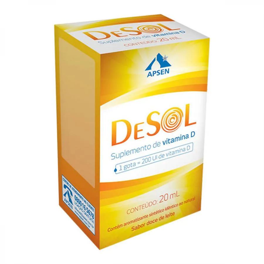 Suplemento DeSol Apsen Doce de Leite 20ml