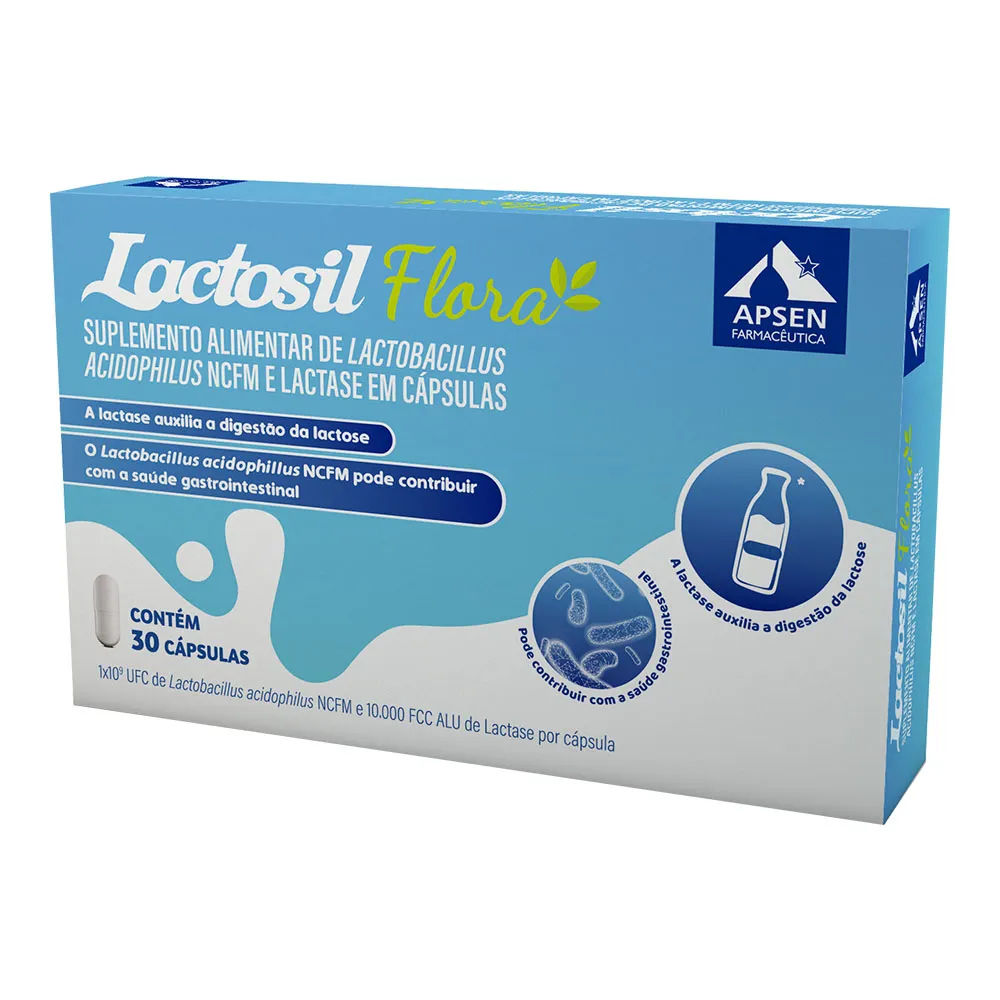 Lactosil Flora 30 Cápsulas Apsen