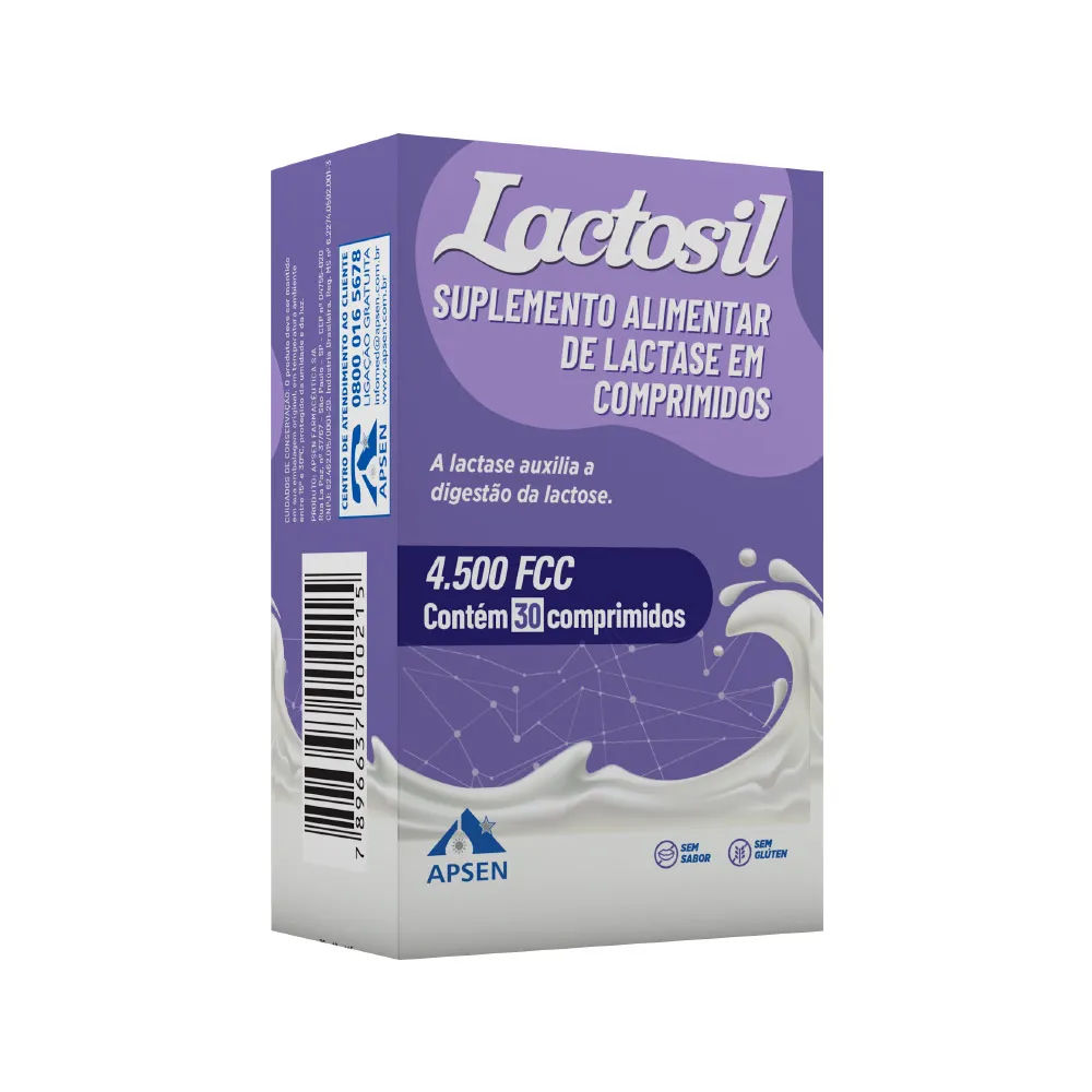 Lactosil 4500 FCC 30 Comprimidos Apsen