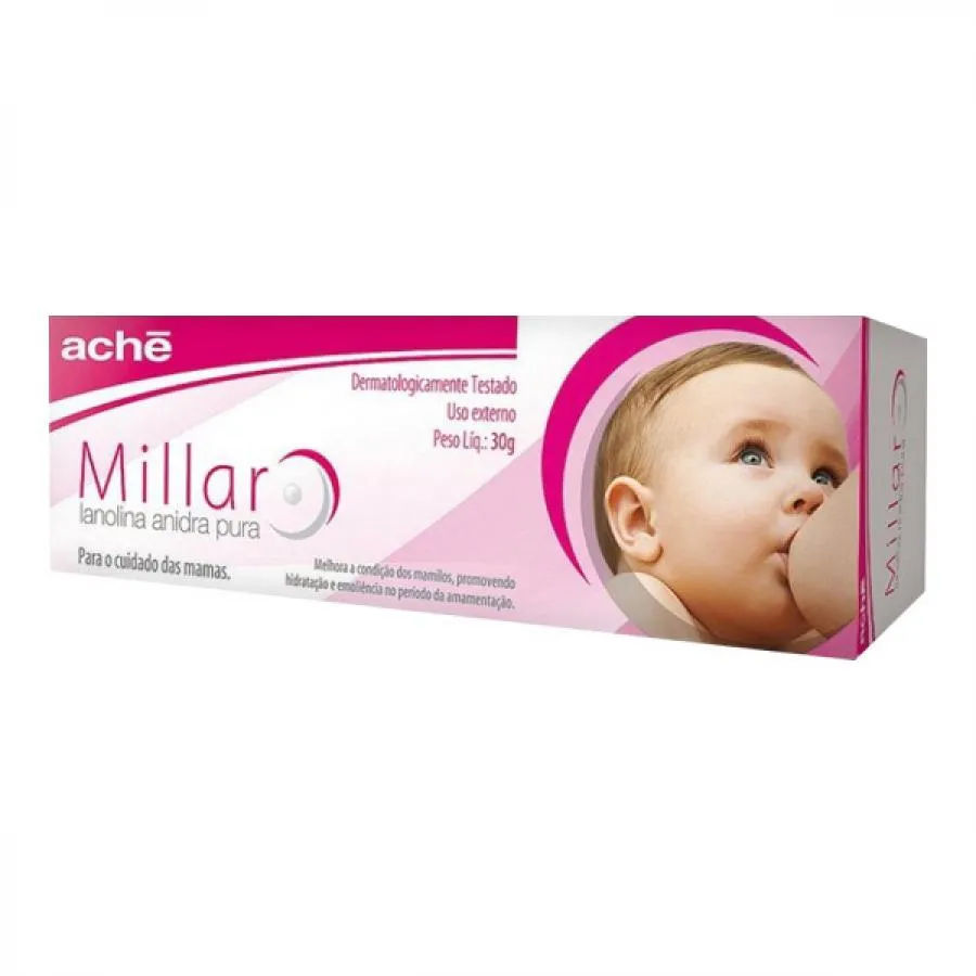Millar Creme Hidratante para Seios Pomada com 30g