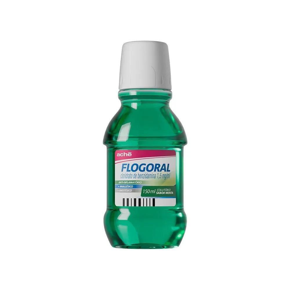 Flogoral Colutório 150ml Menta Aché