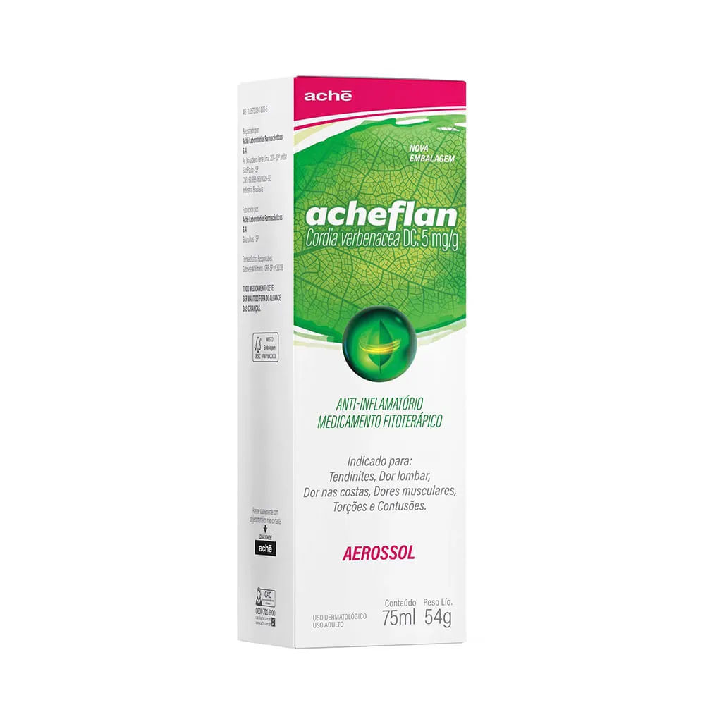 Acheflan Cordia Verbenacea DC 5mg/g Aerossol 75ml