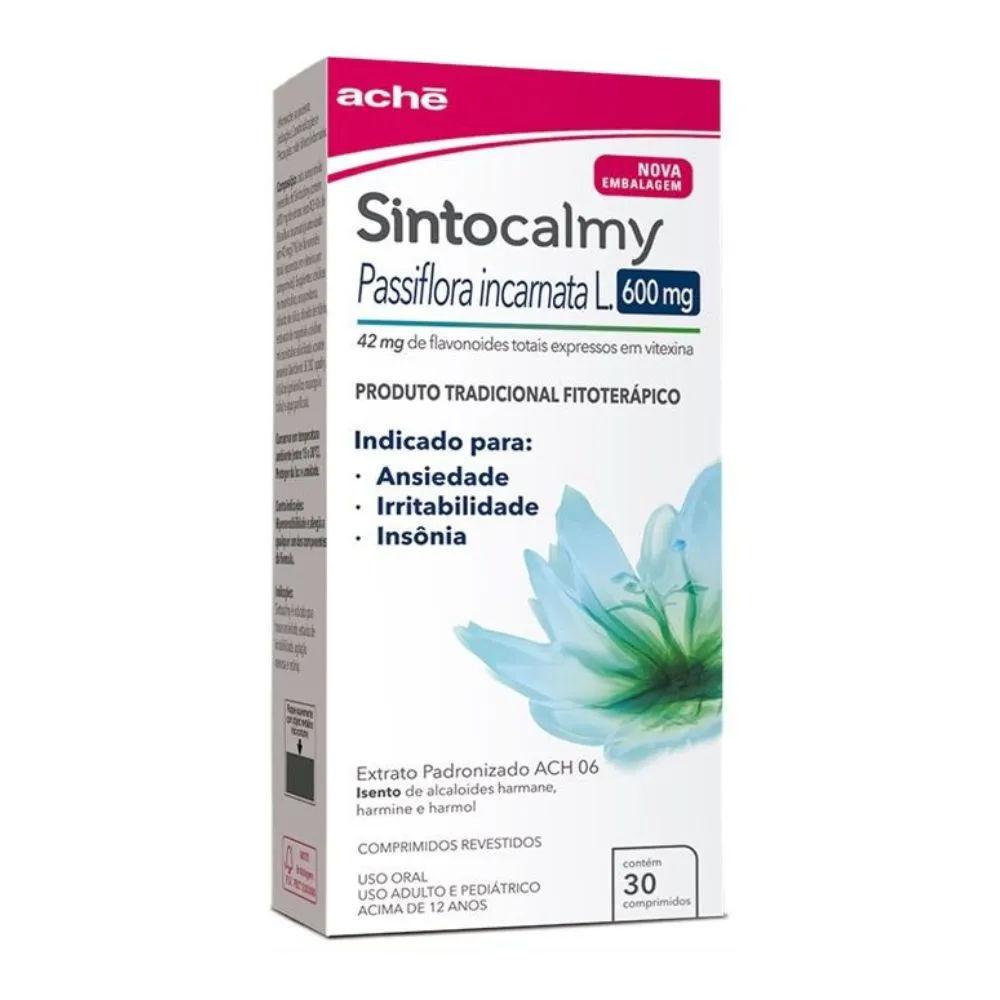 Sintocalmy Passiflora Incarnata 600mg 30 comprimidos