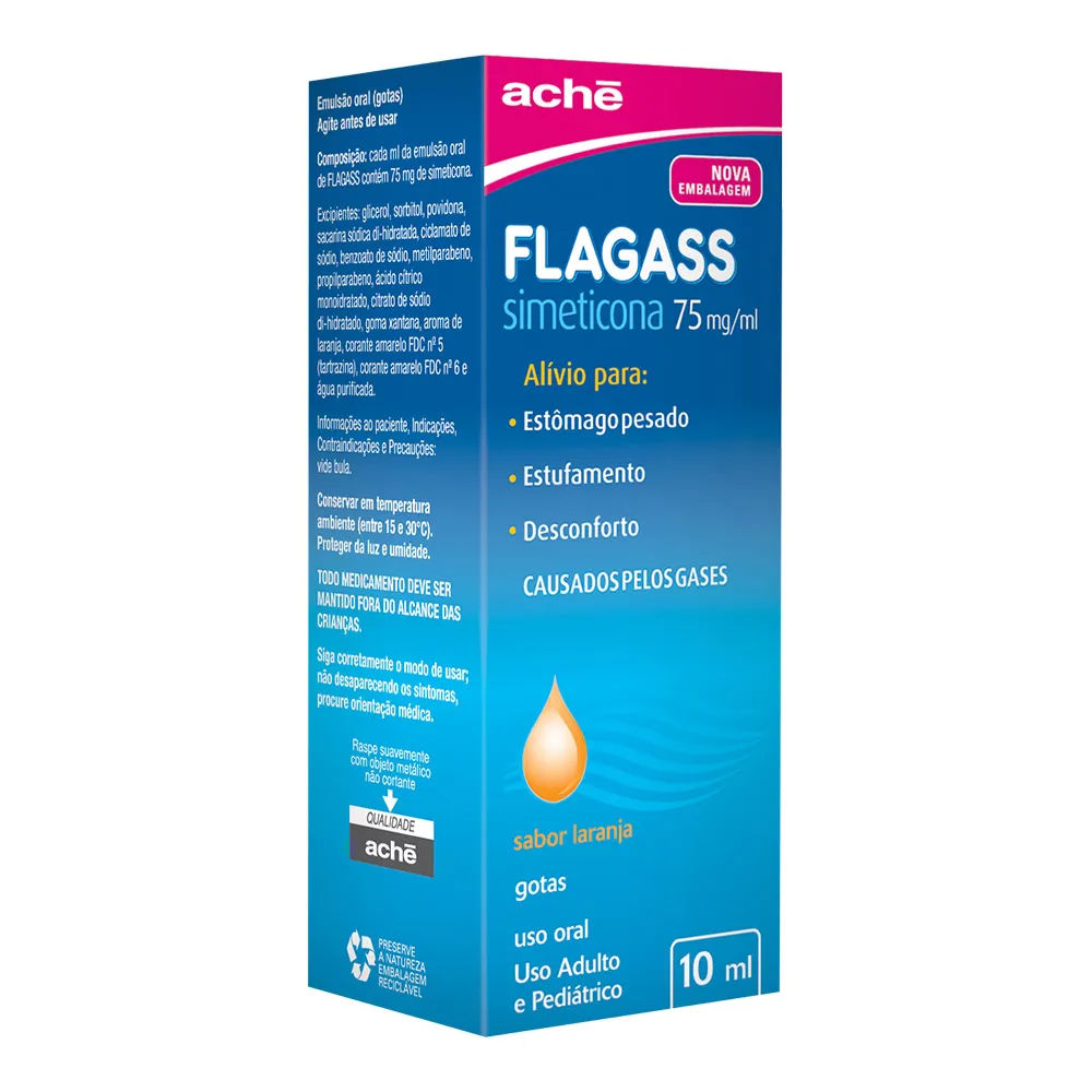 Flagass 75mg Gotas 10ml