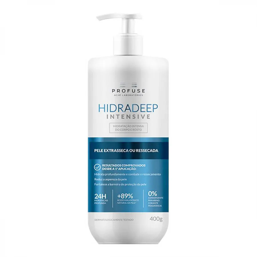 Hidratante Corporal Profuse Hidradeep Intensive Pele Extrasseca Ou  Ressecada 400g