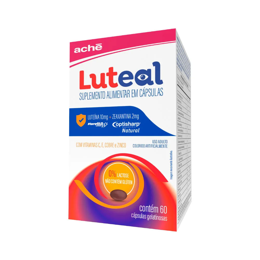 Polivitamínico Luteal para Visão 60 cápsulas Ache
