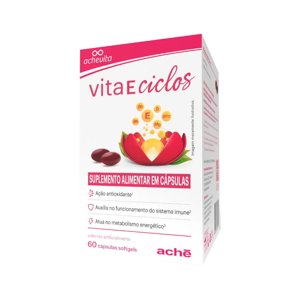 Vita E Ciclos 60 Cápsulas Aché