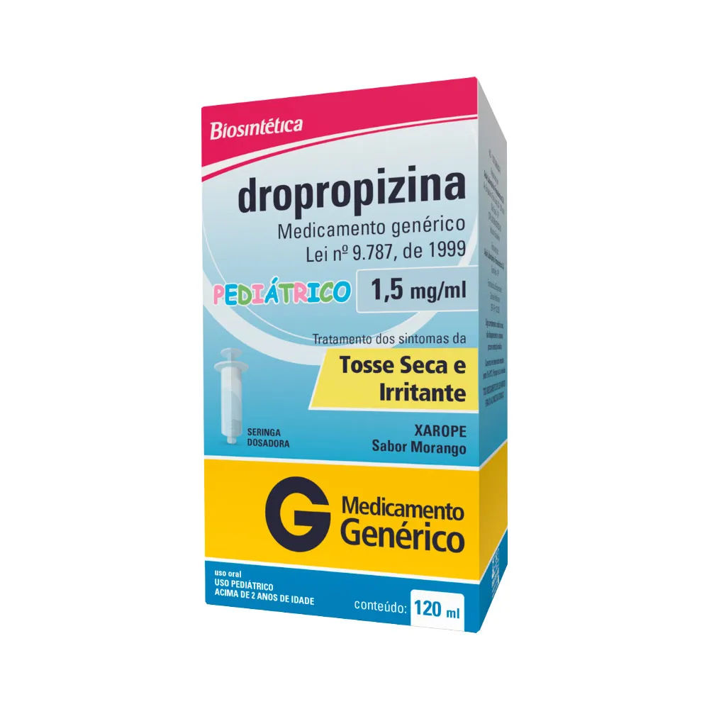 Dropropizina 1,5mg/ml 120ml Genérico Aché