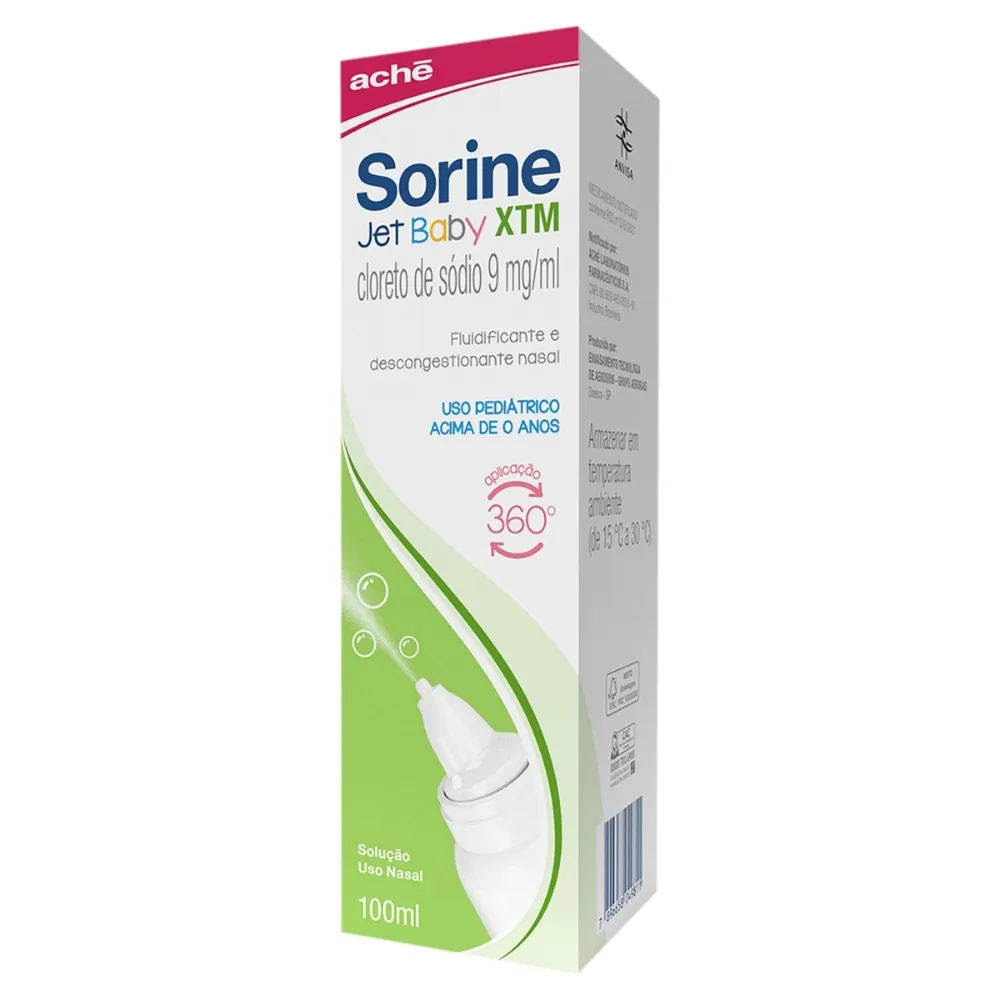 Sorine XTM Jet Baby Descongestionante Nasal 0,9% 100ml