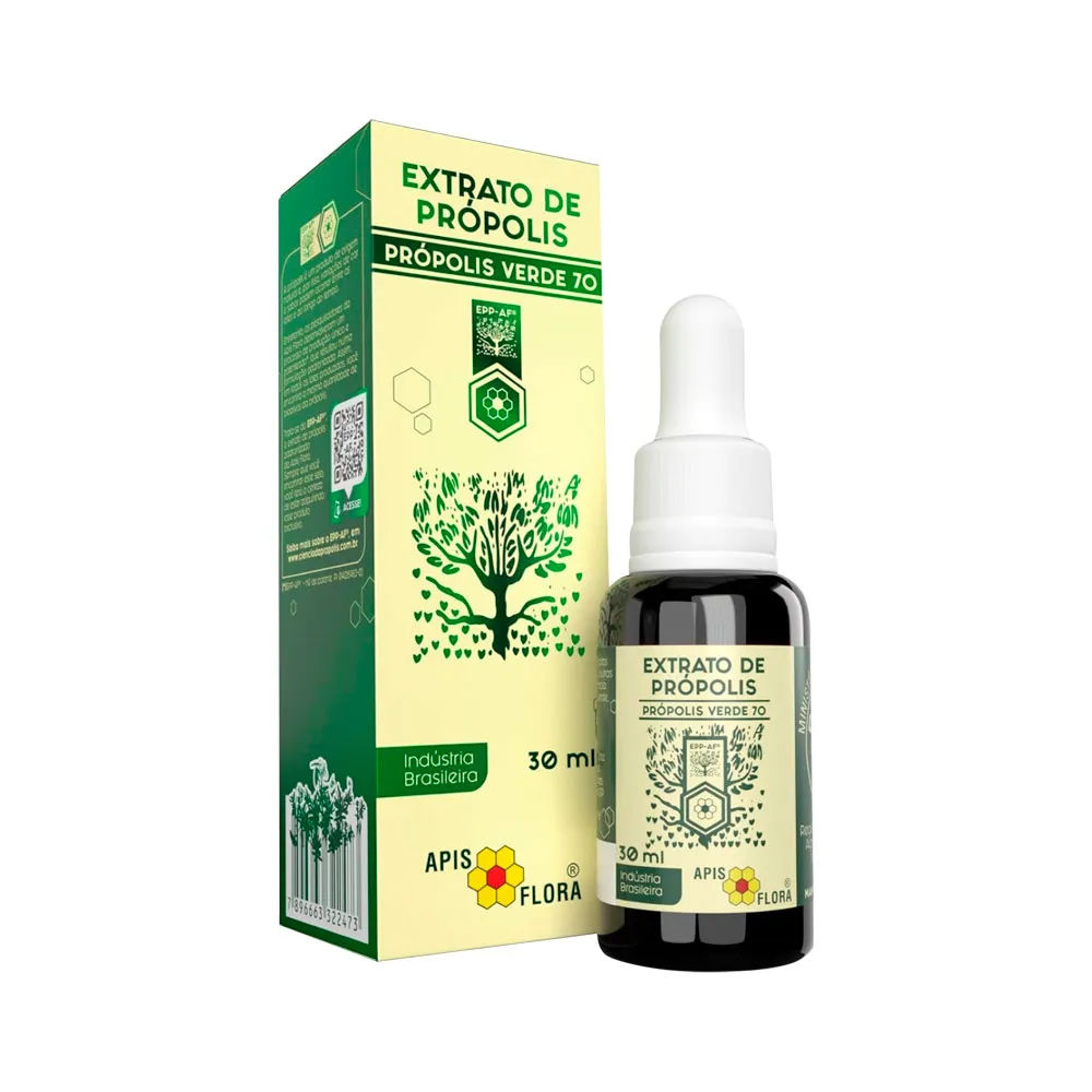 Extrato de Própolis Verde 70 Gotas Apis Flora 30ml