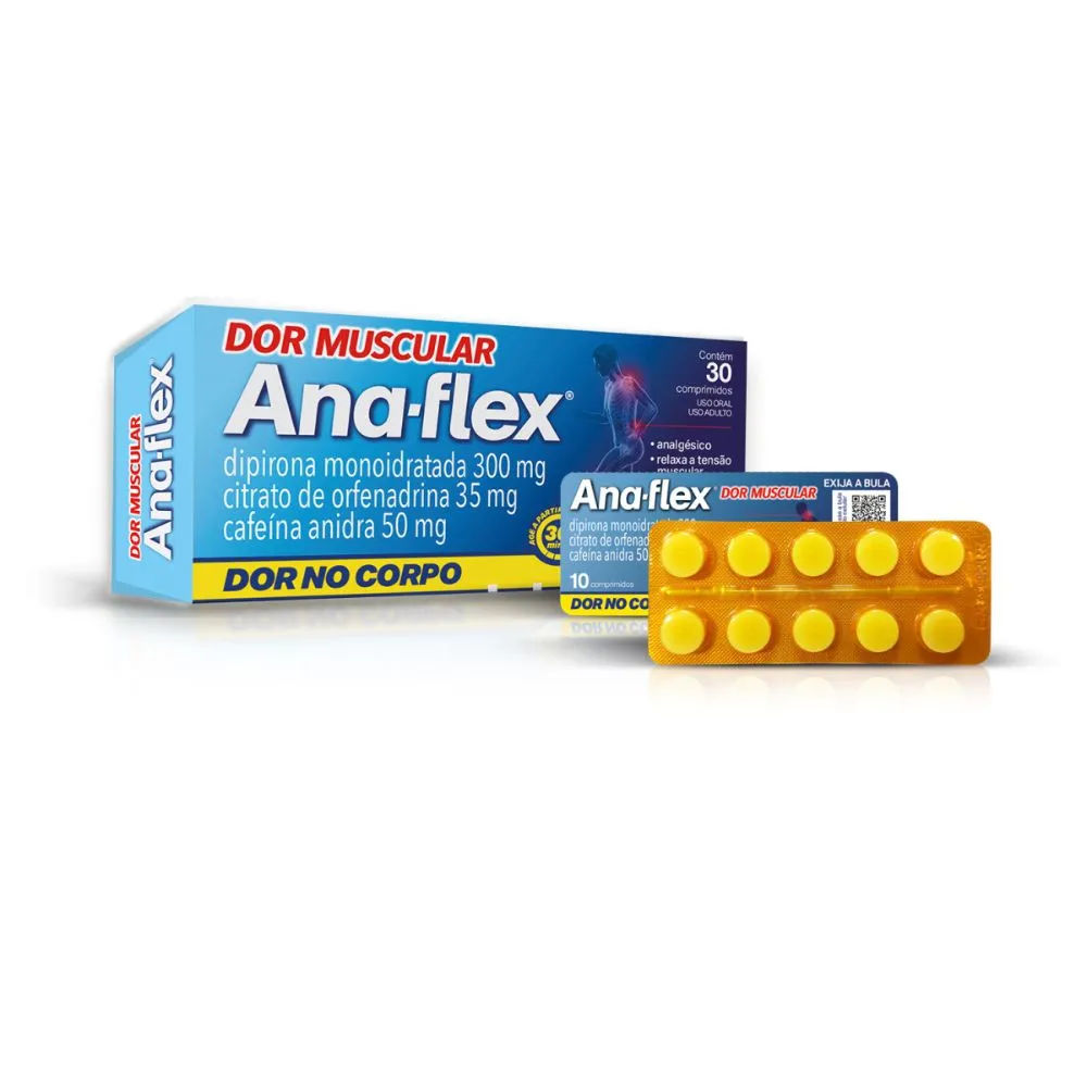 Ana Flex Com 10 Comprimidos 300+35+50mg