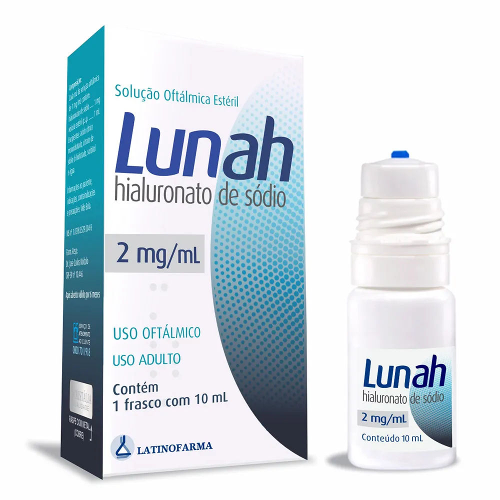 Colírio Lunah 10ml 0,2mg