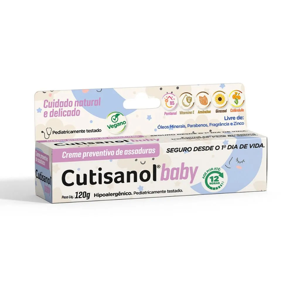 Creme Preventivo De Assaduras Cutisanol Baby 120g