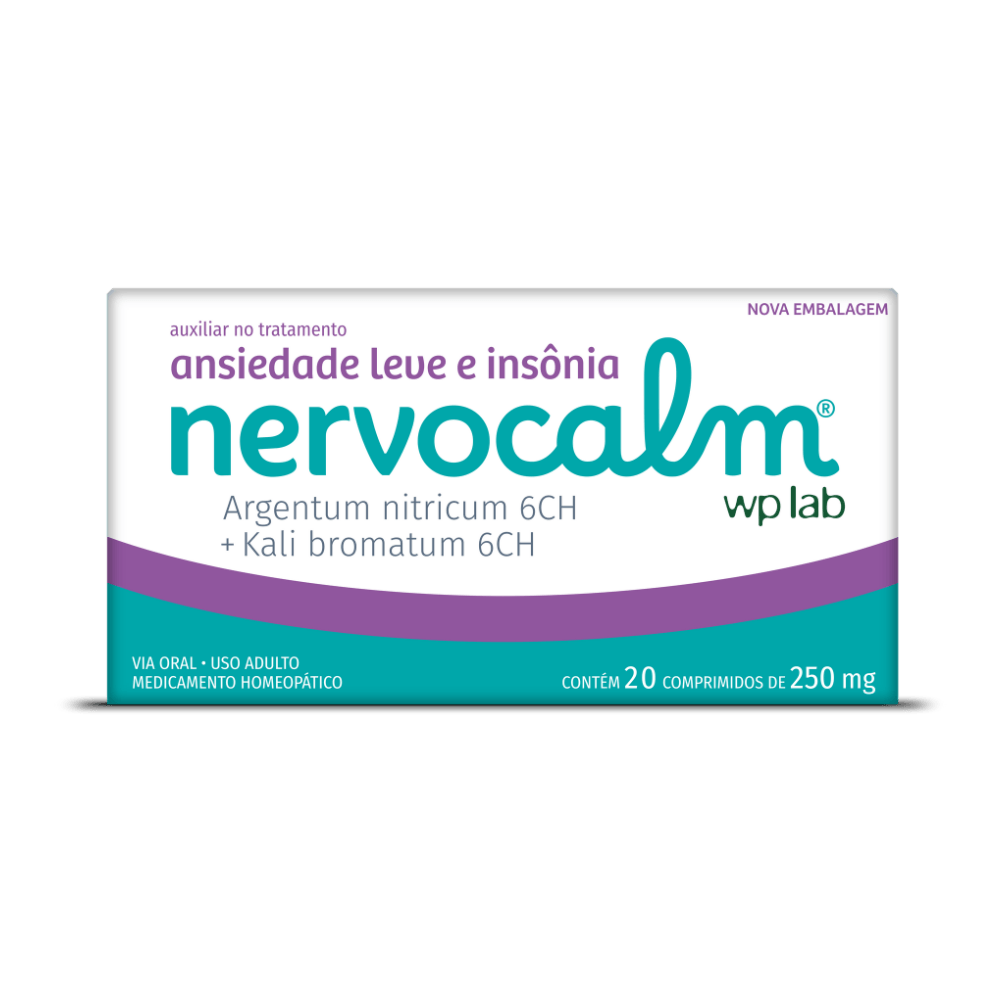 Nervocalm 250mg 20 comprimidos – WP LAB