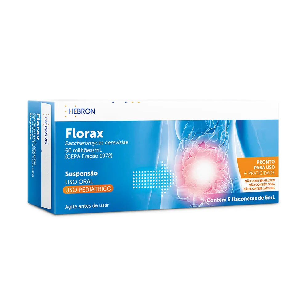 Florax Pediátrico 5 Flaconetes 5ml Hebron