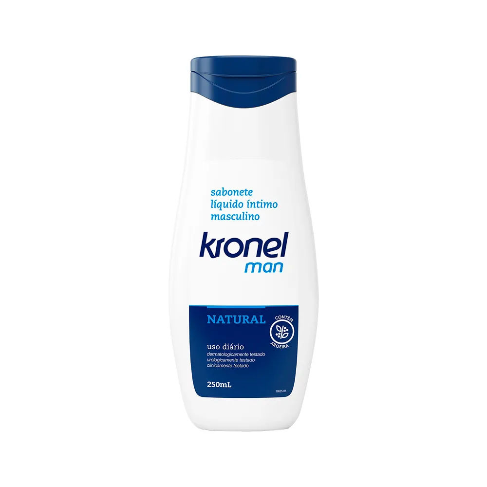 Sabonete Líquido Íntimo Kronel Men Natural 250ml