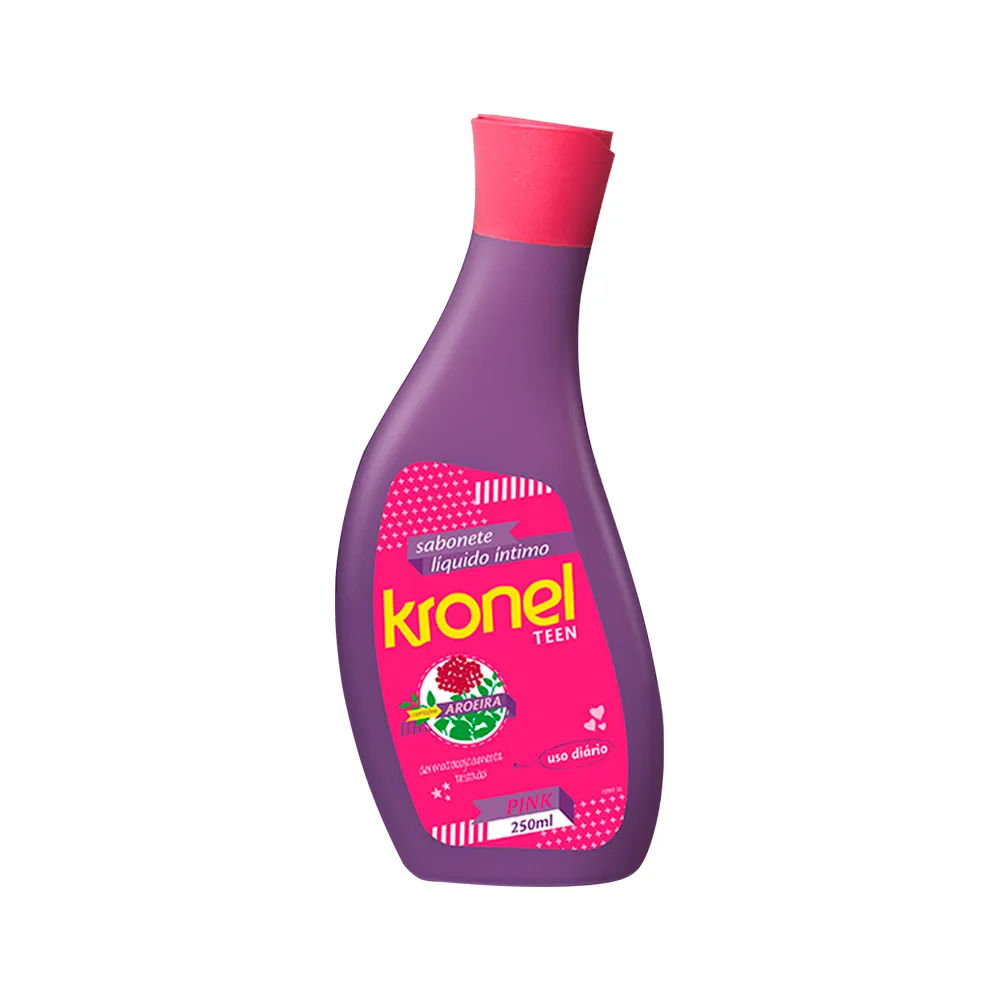 Sabonete Liquido Intimo Kronel Teen Pink 250ml