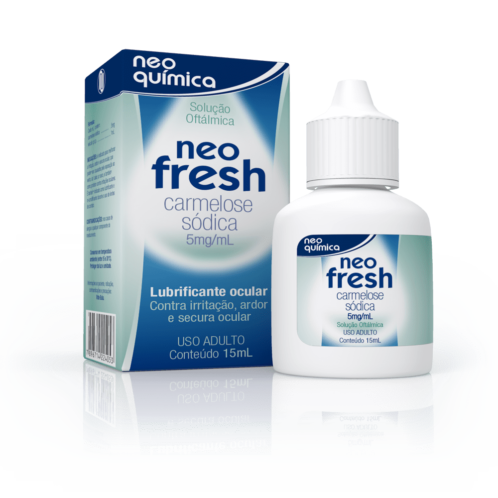 Neo Fresh 15ml Solucao Oftalmica 5mg/ml