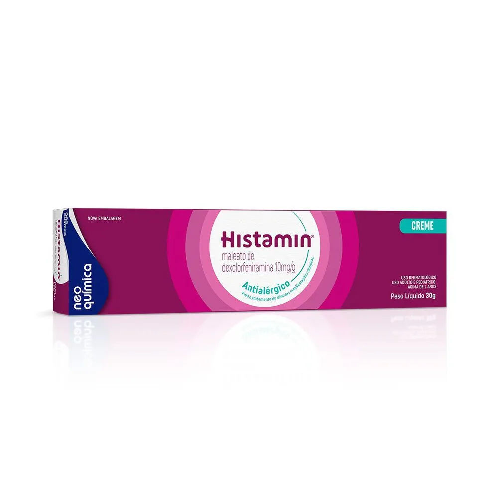 Antialérgico Histamin Creme Dermatológico 30g