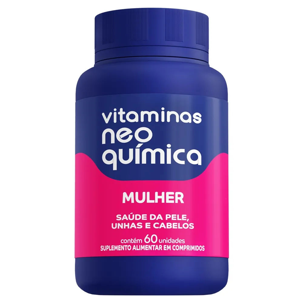 Multivitamínico Neo Química Vitaminas Mulher 60 Comprimidos