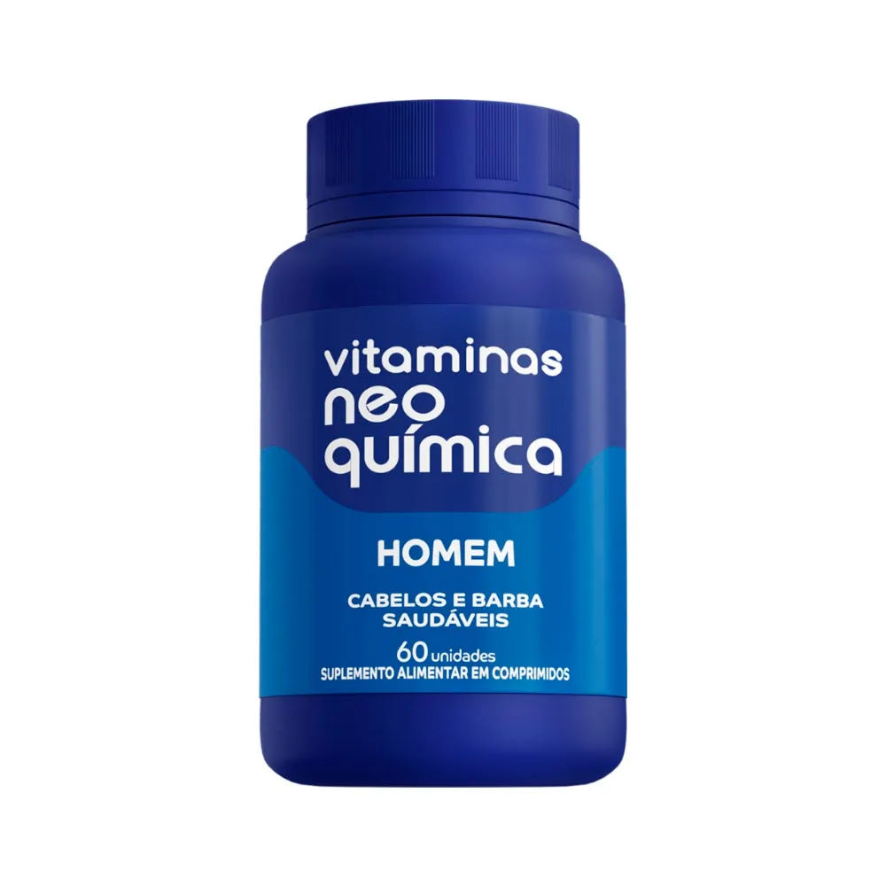 Multivitamínico Neo Química Vitaminas Homem 60 Comprimidos