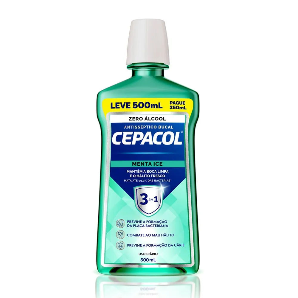 Enxaguante Bucal Cepacol Menta Ice 500ml