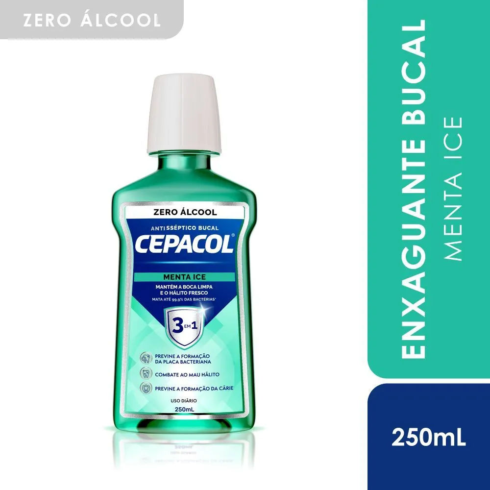 Enxaguante Bucal Cepacol Menta Ice 250 ml