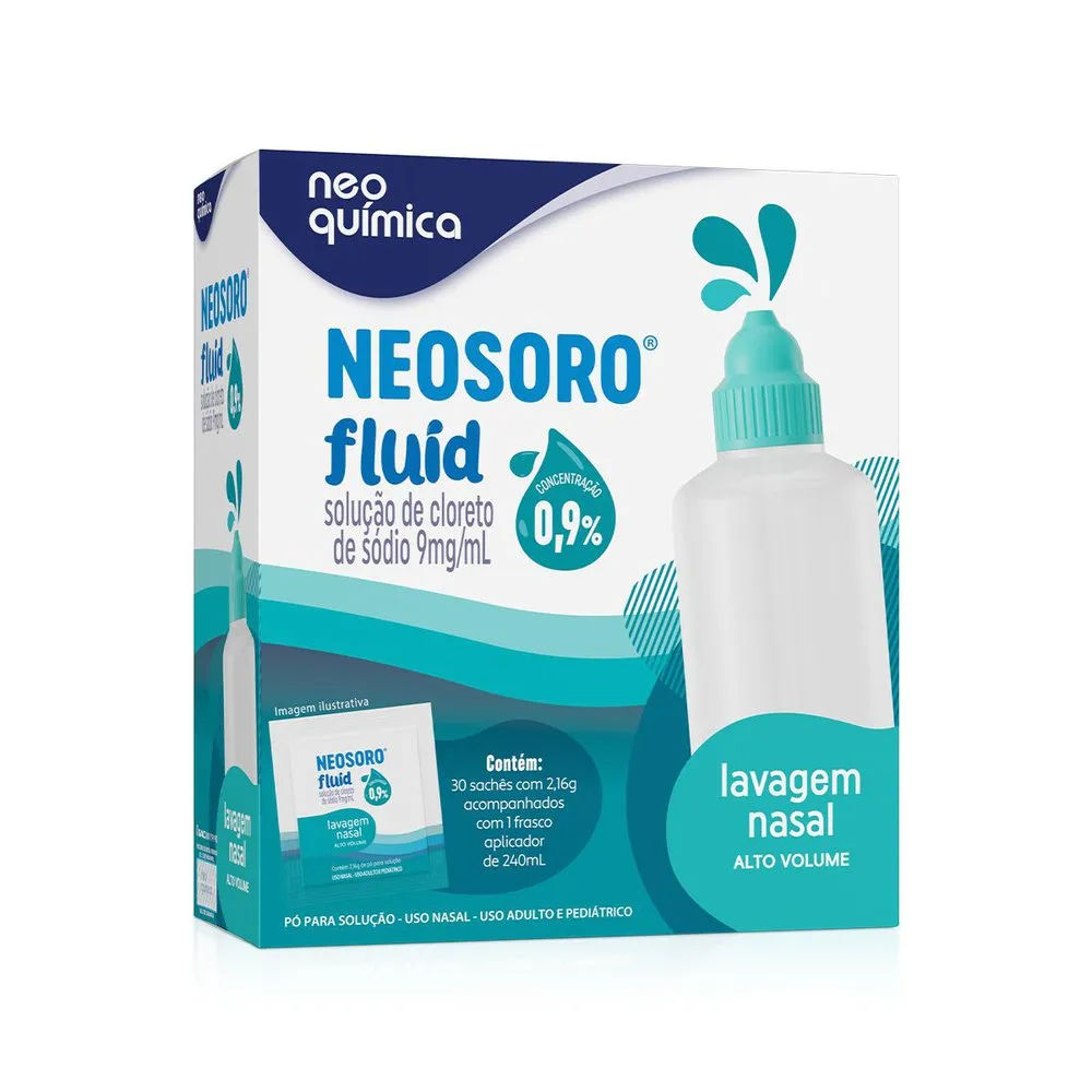 Descongestionante Nasal Neosoro 30 Sachês 240ml