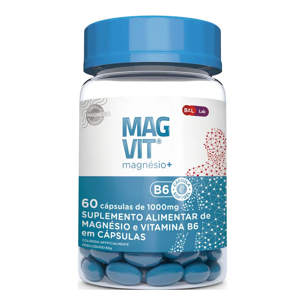 Magvit + B6 60 cápsulas 750mg