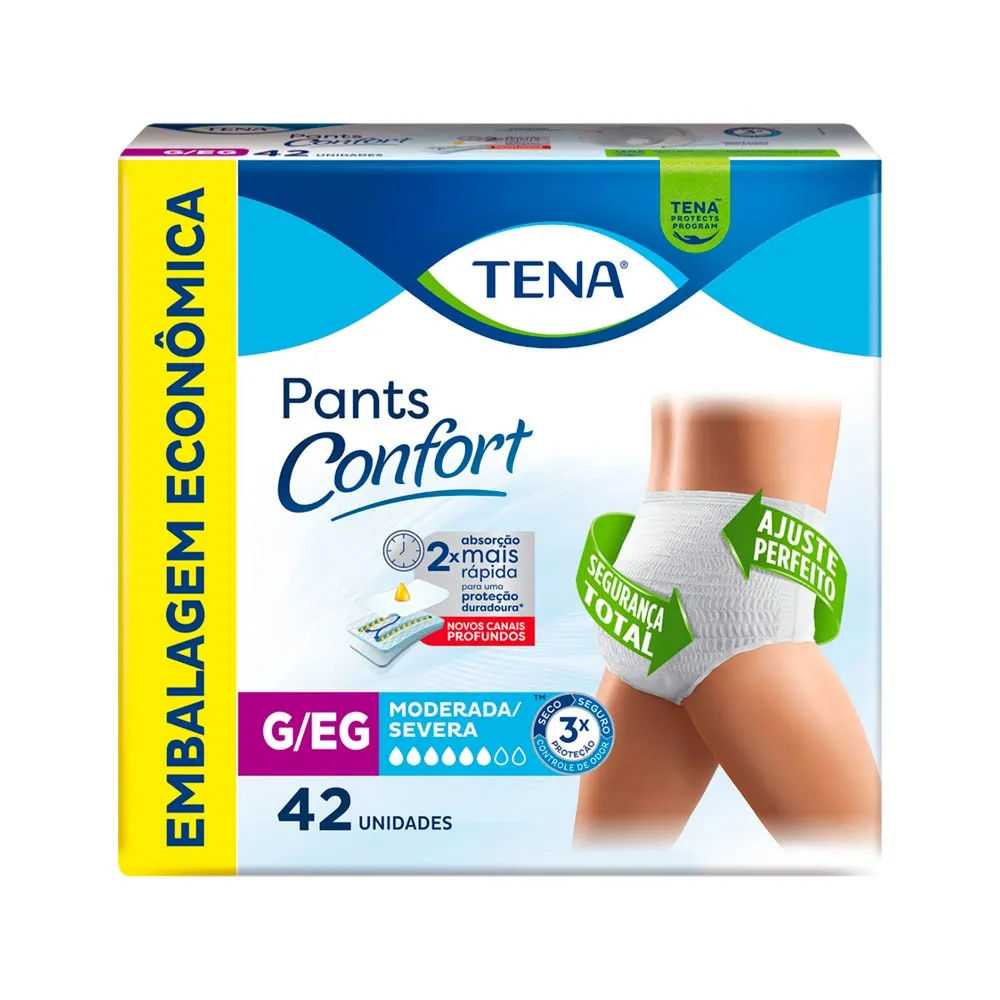 Roupa Íntima Tena Pants Confort G/EG 42 Unidades